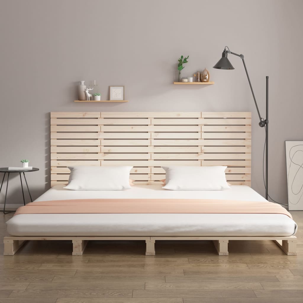 Tête de lit murale 156x3x91,5 cm Bois massif de pin - XIOS
