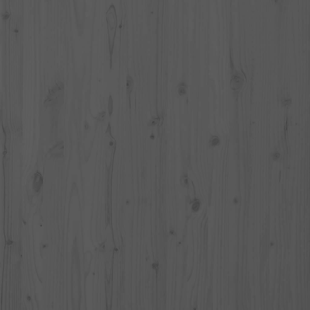 Tête de lit murale Gris 156x3x91,5 cm Bois massif de pin - XIOS