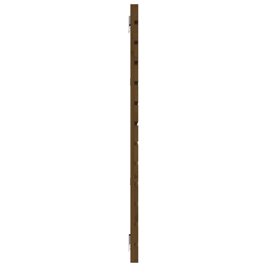 Tête de lit murale Marron miel 156x3x91,5 cm Bois massif de pin - XIOS
