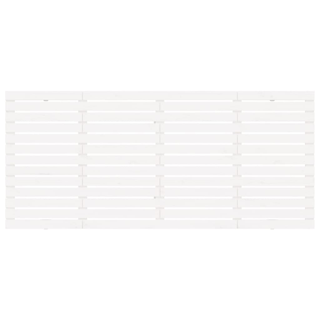 Tête de lit murale Blanc 166x3x91,5 cm Bois massif de pin - XIOS