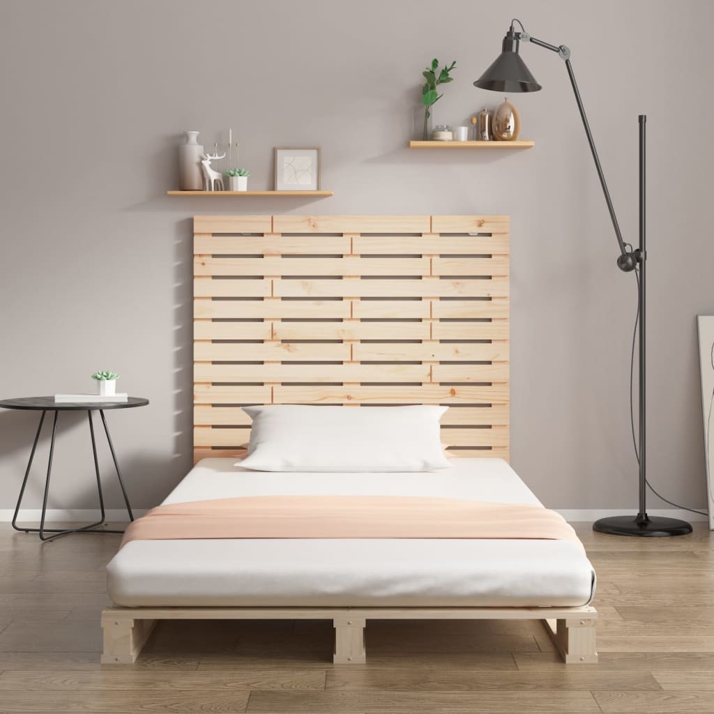 Tête de lit murale 141x3x91,5 cm Bois massif de pin - XIOS