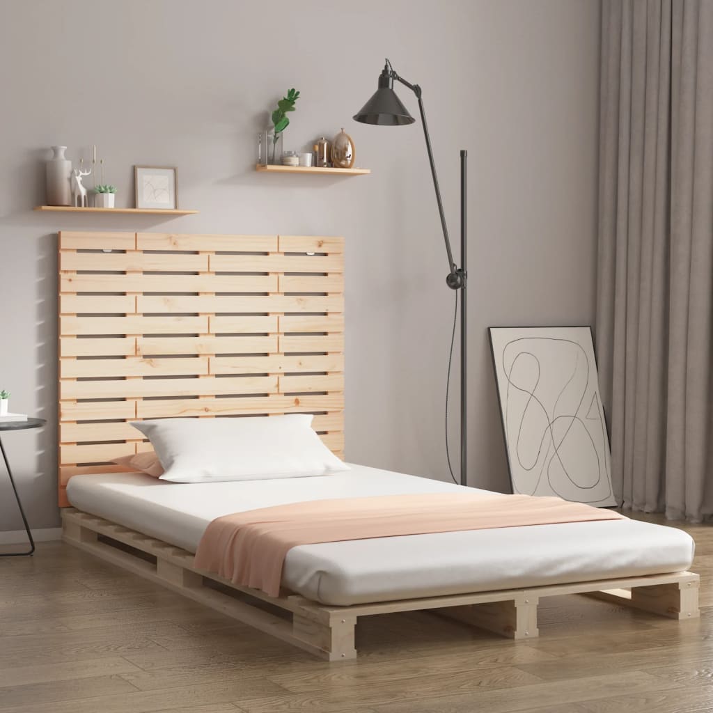 Tête de lit murale 141x3x91,5 cm Bois massif de pin - XIOS