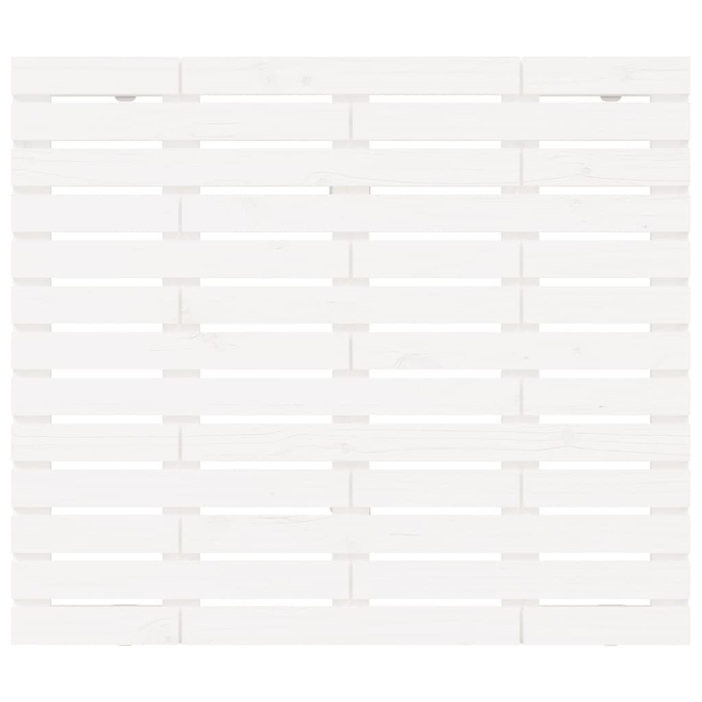 Tête de lit murale Blanc 141x3x91,5 cm Bois massif de pin - XIOS