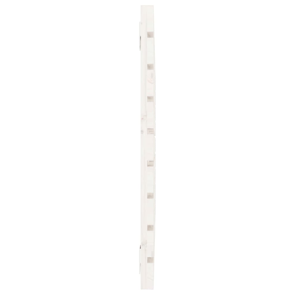 Tête de lit murale Blanc 106x3x63 cm Bois massif de pin - XIOS