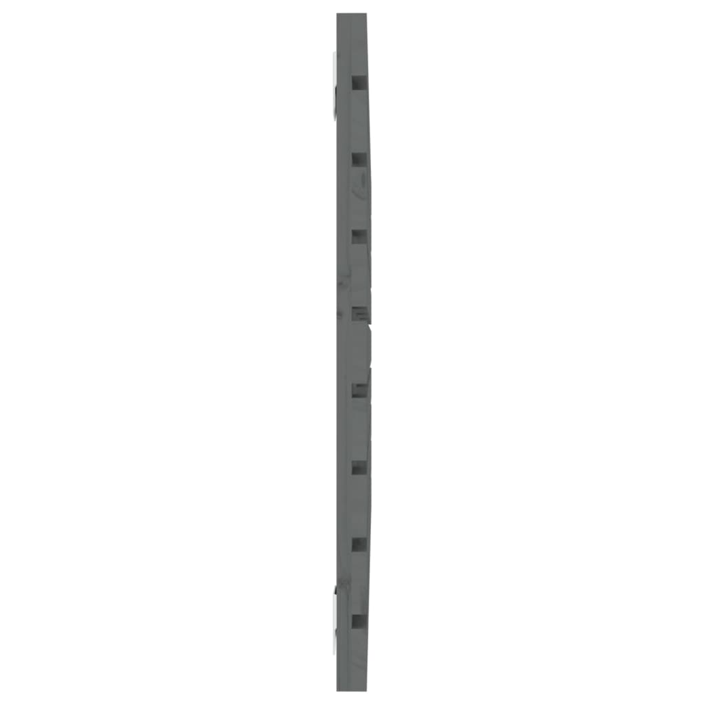 Tête de lit murale Gris 96x3x63 cm Bois massif de pin - XIOS