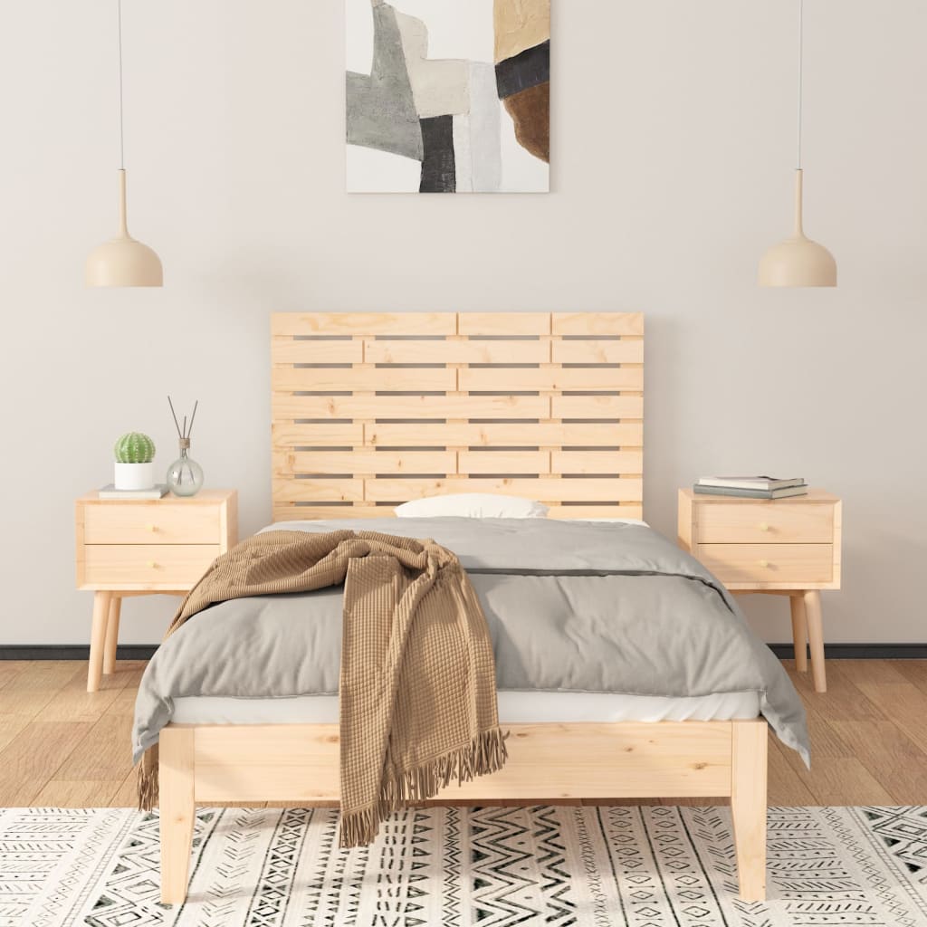 Tête de lit murale 81x3x63 cm Bois massif de pin - XIOS