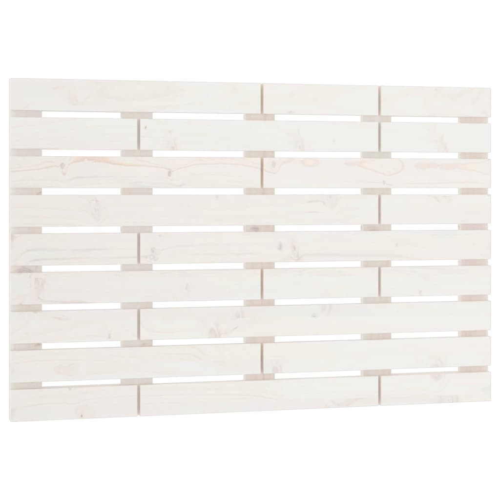 Tête de lit murale Blanc 81x3x63 cm Bois massif de pin - XIOS