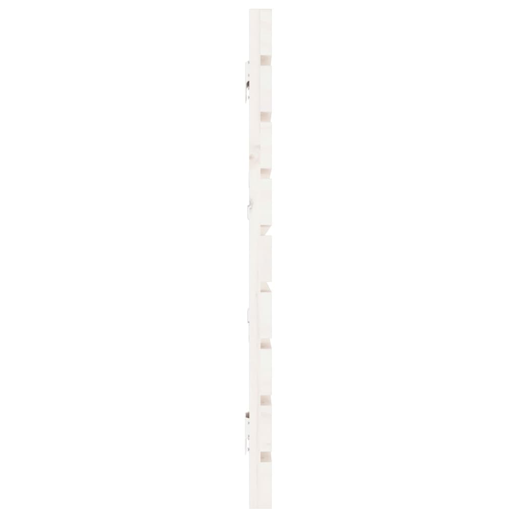 Tête de lit murale Blanc 166x3x63 cm Bois massif de pin - XIOS