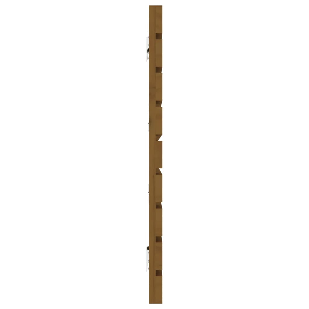 Tête de lit murale Marron miel 166x3x63 cm Bois massif de pin - XIOS