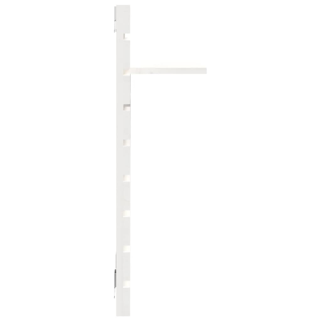 Étagères de chevet murales 2 pcs Blanc Bois de pin massif - XIOS