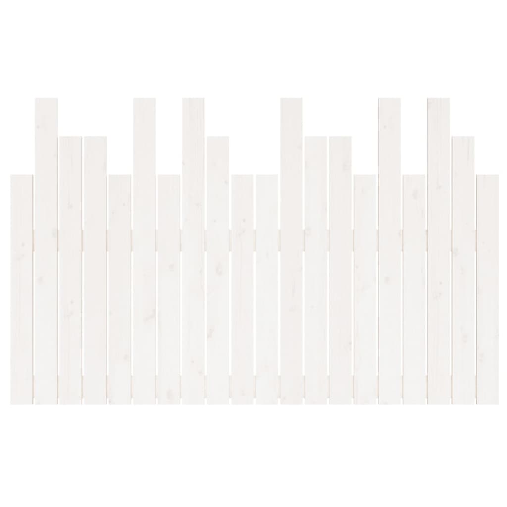 Tête de lit murale Blanc 127,5x3x80 cm Bois massif de pin - XIOS