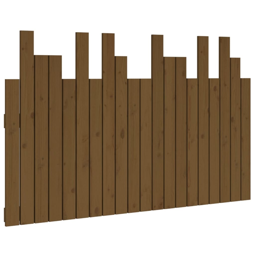 Tête de lit murale Marron miel 127,5x3x80 cm Bois massif de pin - XIOS