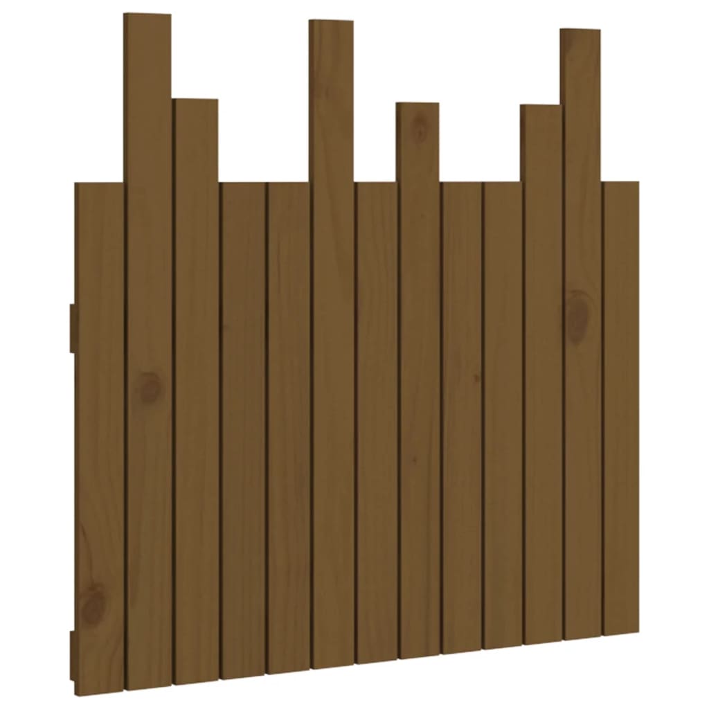 Tête de lit murale Marron miel 82,5x3x80 cm Bois massif de pin - XIOS