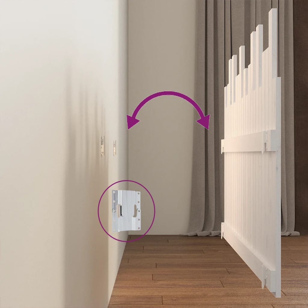 Tête de lit murale Blanc 140x3x80 cm Bois massif de pin - XIOS