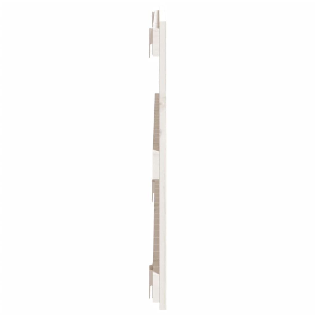 Tête de lit murale Blanc 108x3x60 cm Bois massif de pin - XIOS