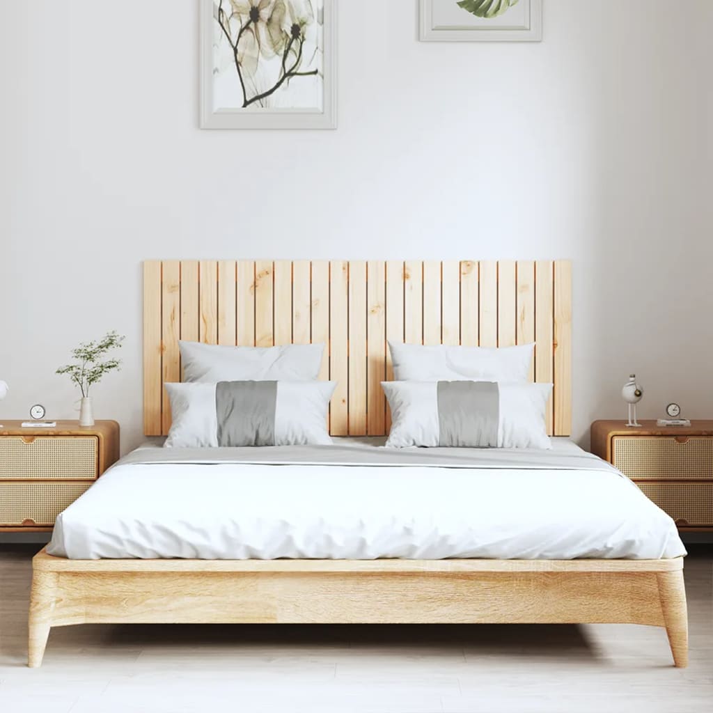 Tête de lit murale 147x3x60 cm Bois massif de pin - XIOS