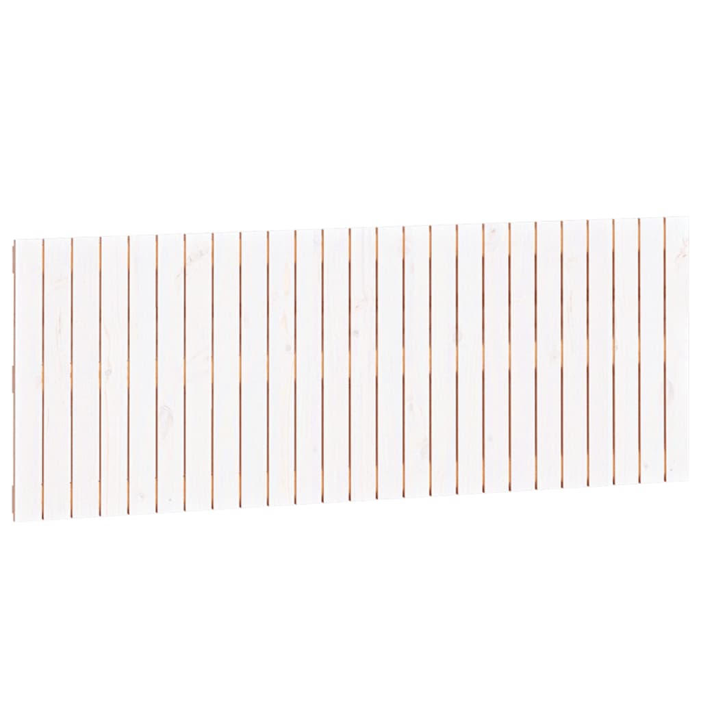 Tête de lit murale Blanc 159,5x3x60 cm Bois massif de pin - XIOS