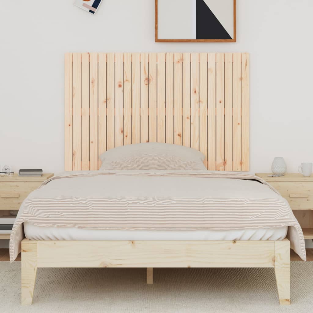 Tête de lit murale 140x3x90 cm Bois massif de pin - XIOS