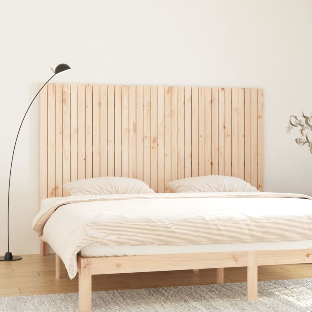 Tête de lit murale 204x3x110 cm Bois massif de pin - XIOS