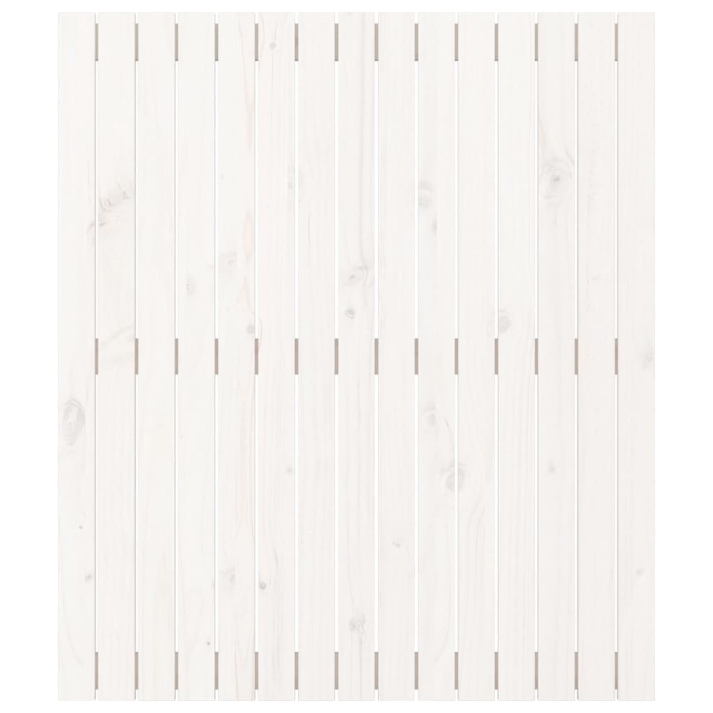 Tête de lit murale Blanc 95,5x3x110 cm Bois massif de pin - XIOS