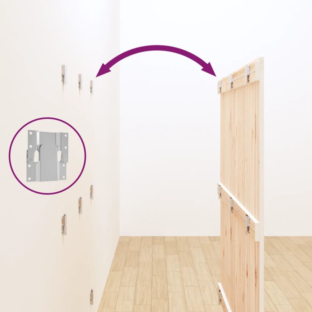 Tête de lit murale Blanc 127,5x3x110 cm Bois massif de pin - XIOS