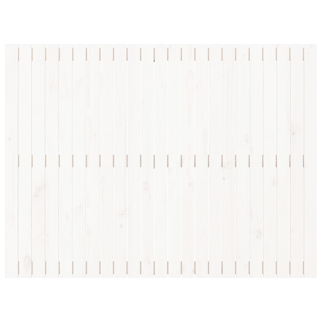 Tête de lit murale Blanc 146,5x3x110 cm Bois massif de pin - XIOS