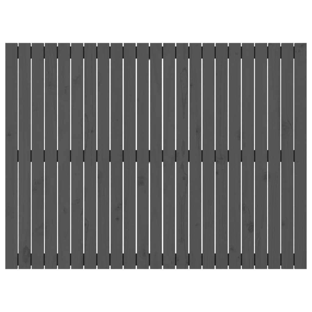 Tête de lit murale Gris 146,5x3x110 cm Bois massif de pin - XIOS