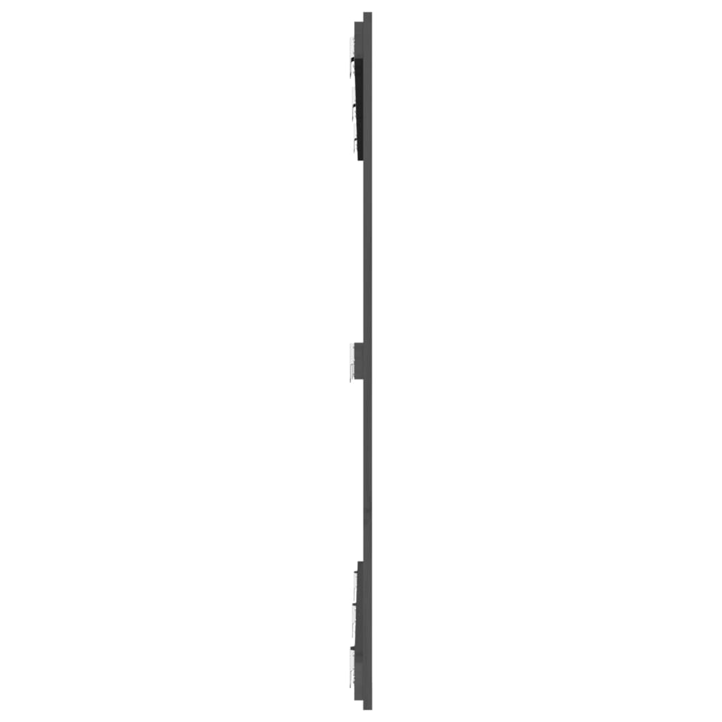 Tête de lit murale Gris 146,5x3x110 cm Bois massif de pin - XIOS