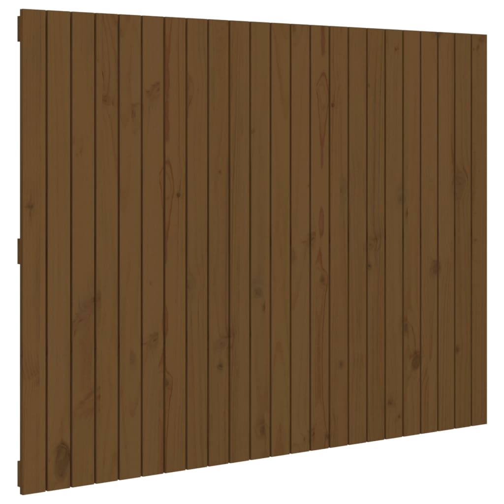 Tête de lit murale Marron miel 146,5x3x110cm Bois massif de pin - XIOS