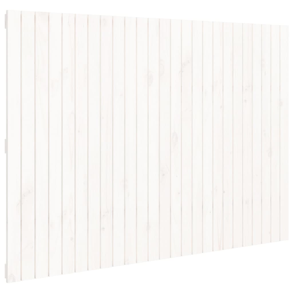 Tête de lit murale Blanc 159,5x3x110 cm Bois massif de pin - XIOS