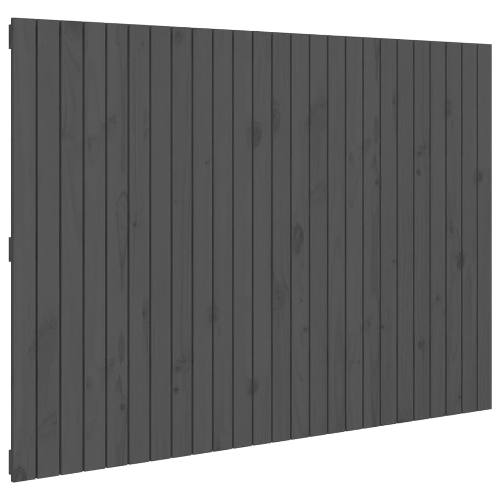 Tête de lit murale Gris 159,5x3x110 cm Bois massif de pin - XIOS