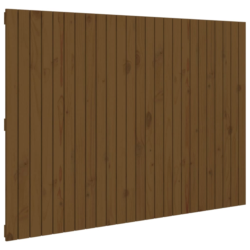 Tête de lit murale Marron miel 159,5x3x110cm Bois massif de pin - XIOS