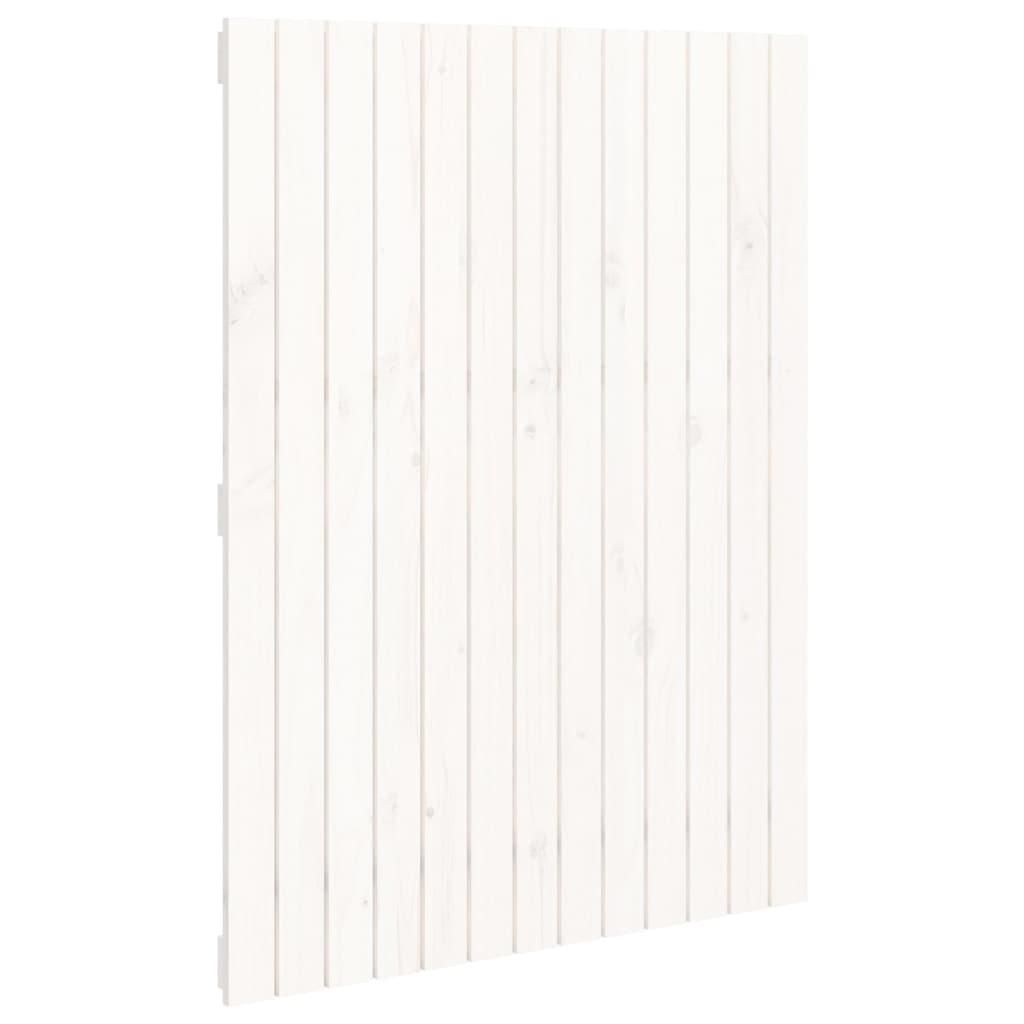 Tête de lit murale Blanc 82,5x3x110 cm Bois massif de pin - XIOS