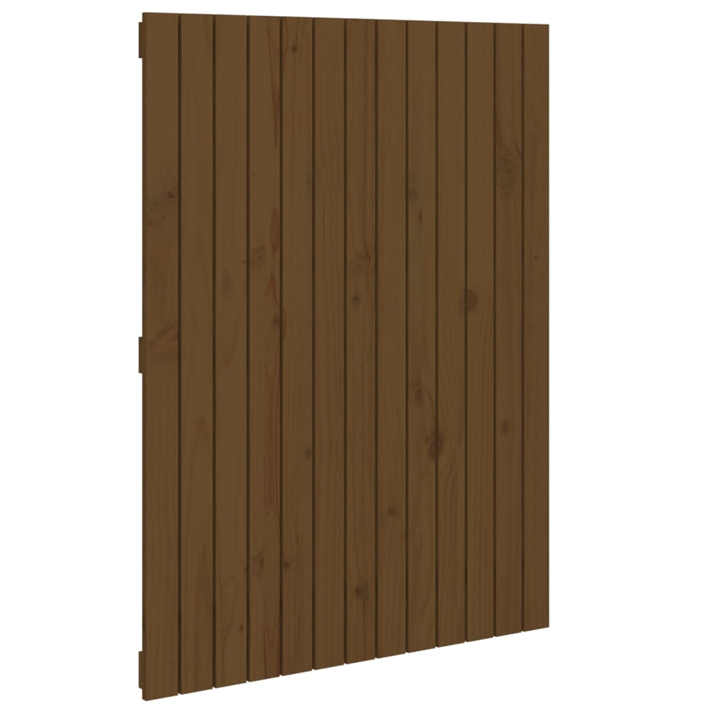 Tête de lit murale Marron miel 82,5x3x110 cm Bois massif de pin - XIOS