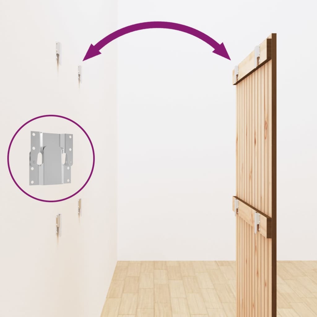 Tête de lit murale Marron miel 82,5x3x110 cm Bois massif de pin - XIOS