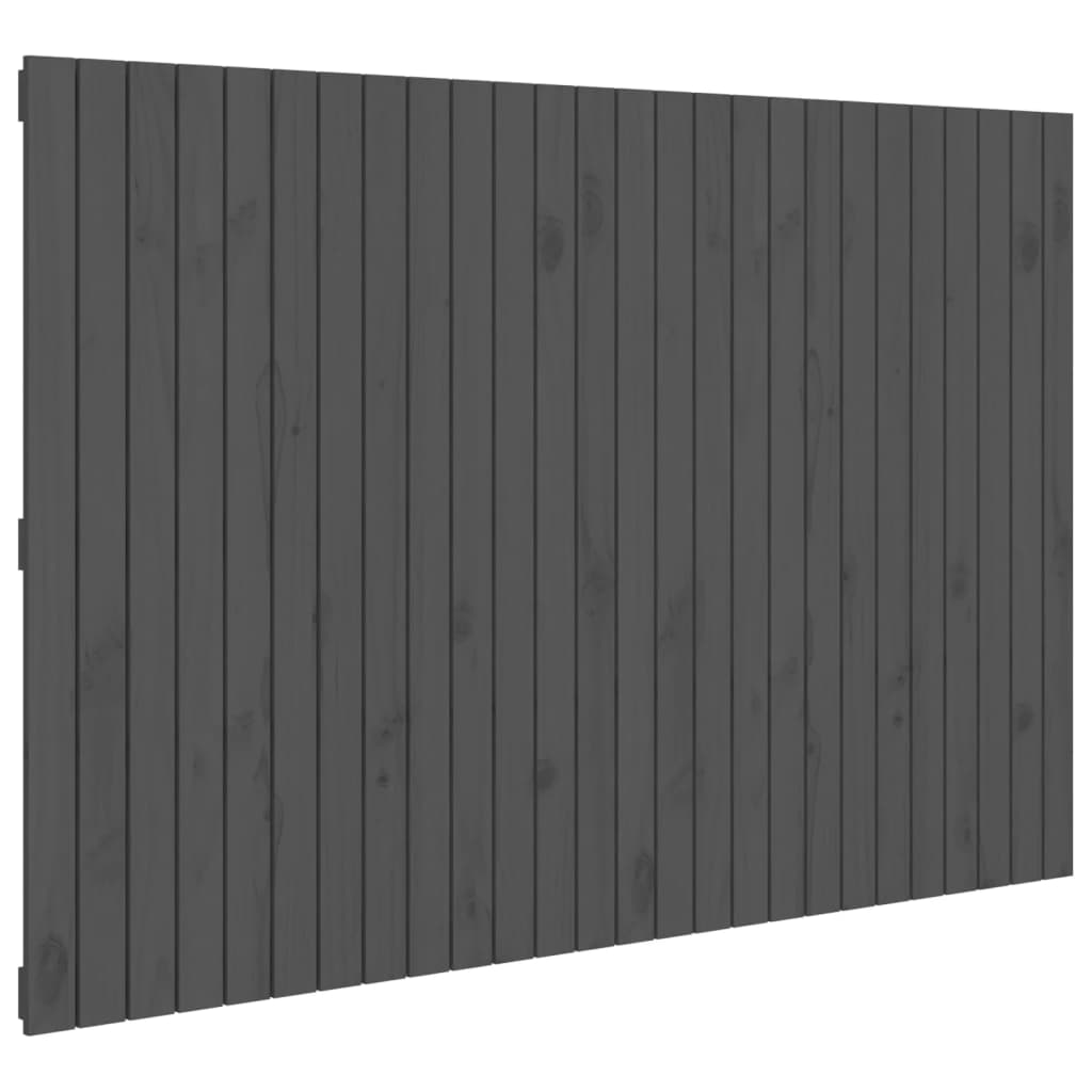 Tête de lit murale Gris 166x3x110 cm Bois massif de pin - XIOS