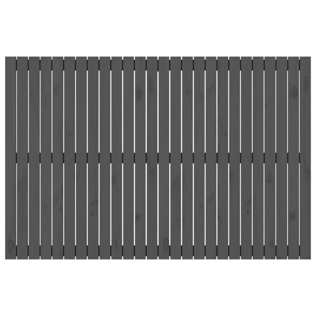 Tête de lit murale Gris 166x3x110 cm Bois massif de pin - XIOS