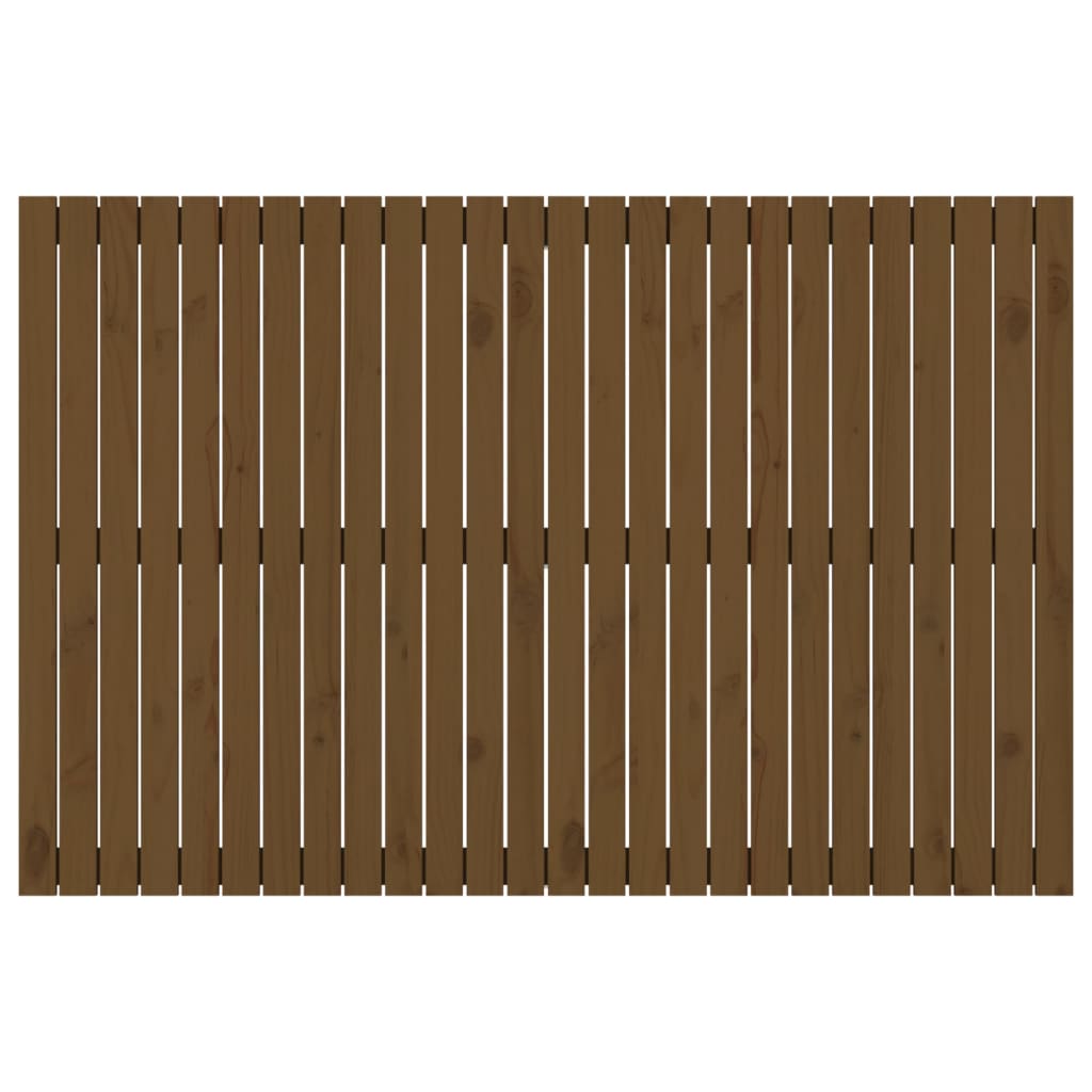 Tête de lit murale Marron miel 166x3x110 cm Bois massif de pin - XIOS