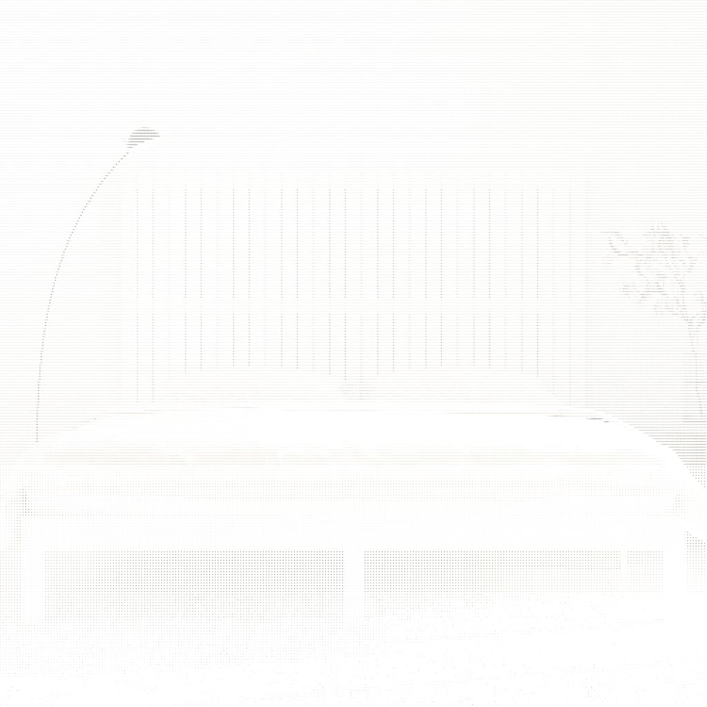 Tête de lit murale Blanc 185x3x110 cm Bois massif de pin - XIOS