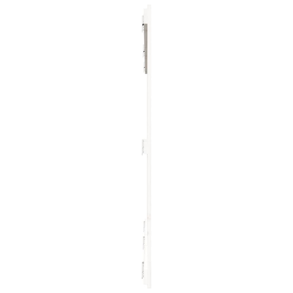 Tête de lit murale Blanc 185x3x110 cm Bois massif de pin - XIOS