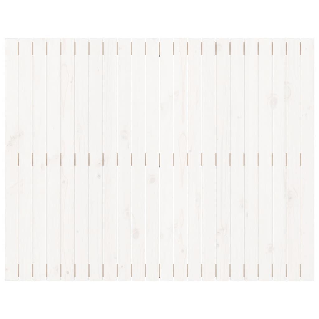 Tête de lit murale Blanc 140x3x110 cm Bois massif de pin - XIOS
