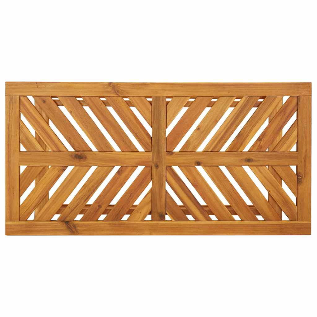 Ensemble de salon de jardin 5 pc Marron Bois d'Acacia Massif - XIOS