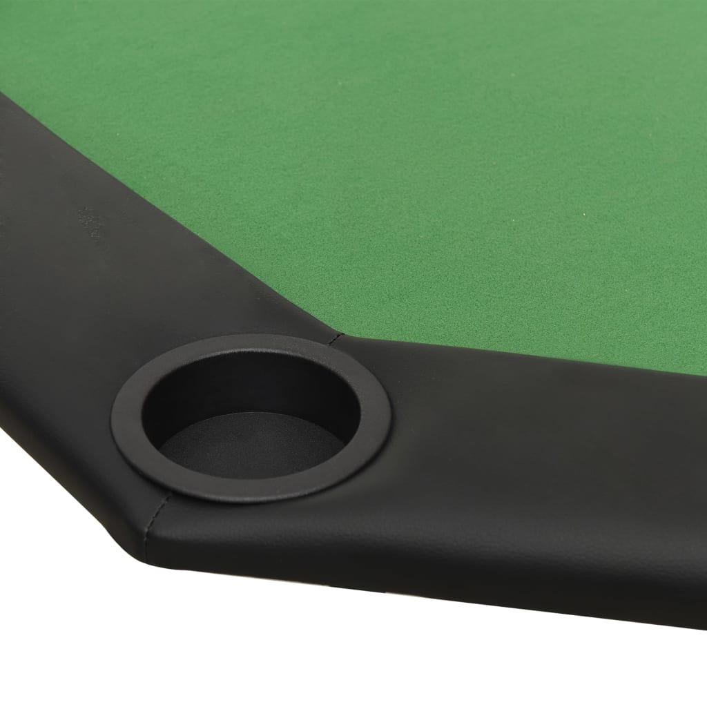 Table de poker pliable 8 joueurs Vert 108x108x75 cm - XIOS