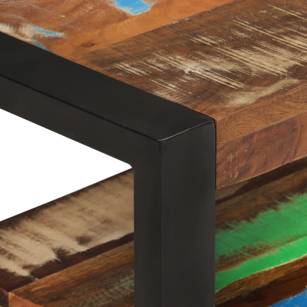 Meuble TV 120x30x45 cm Bois massif de récupération - XIOS
