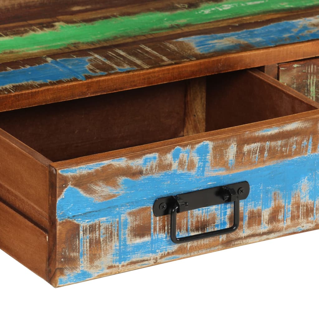 Meuble TV 120x30x45 cm Bois massif de récupération - XIOS