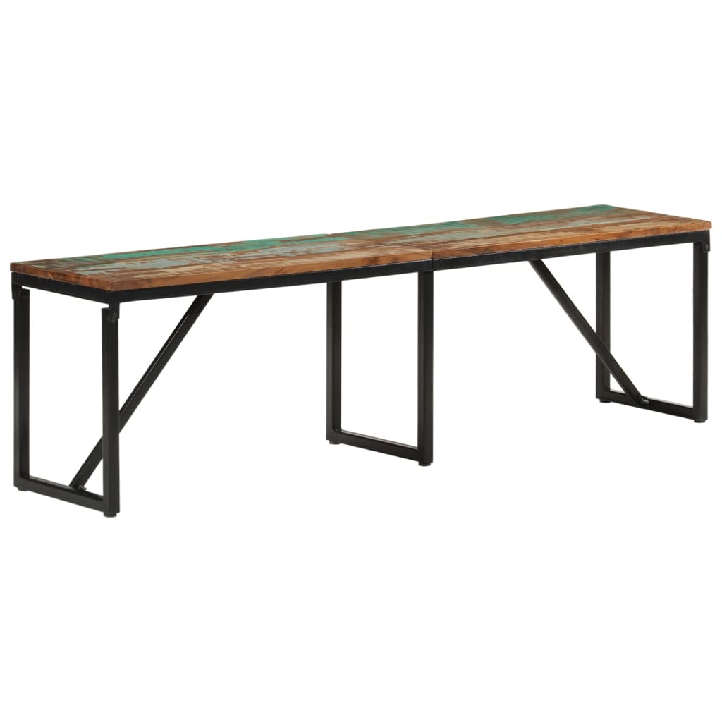 Banc 160x35x46 cm Bois massif de récupération - XIOS