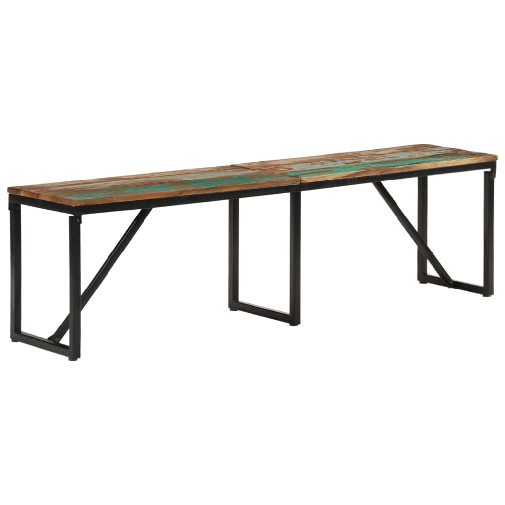 Banc 160x35x46 cm Bois massif de récupération - XIOS