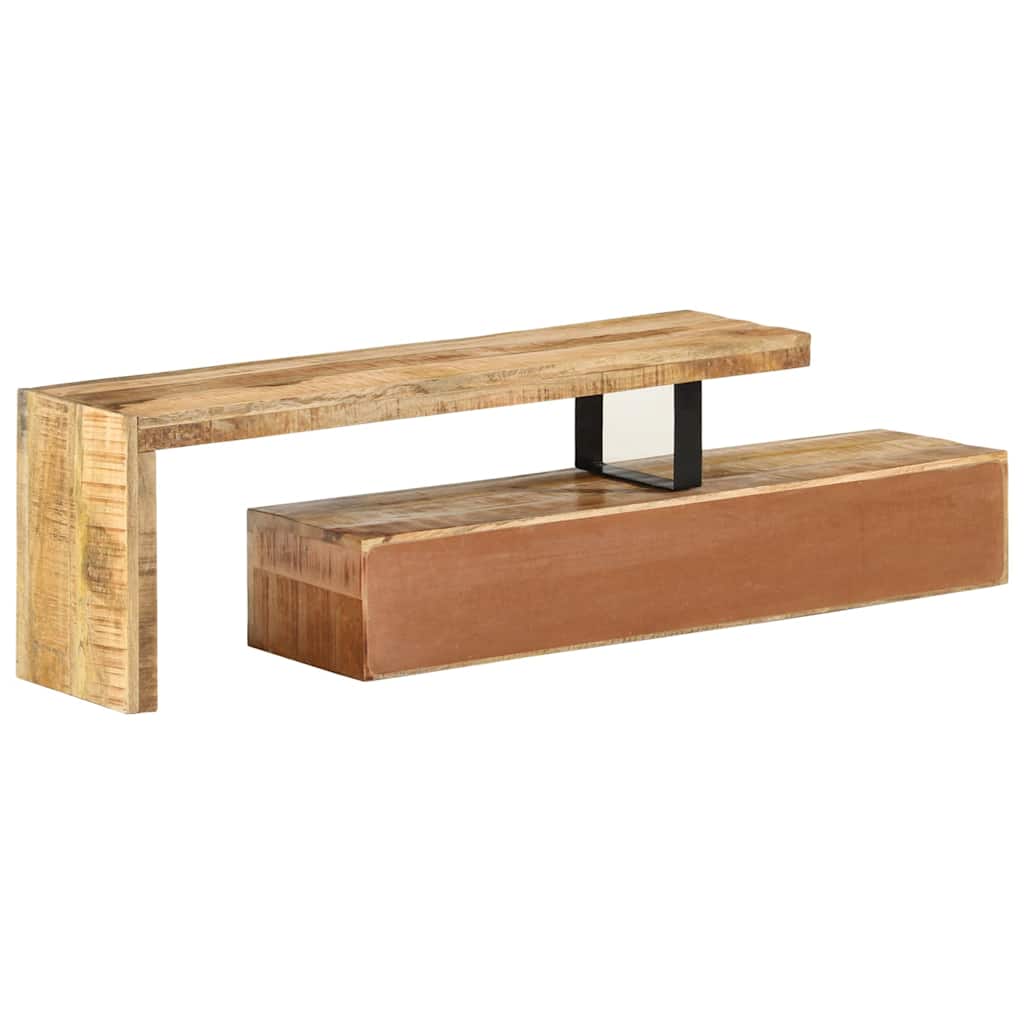 Meuble TV (118-200) x 30 x 40 cm en bois massif de manguier - XIOS