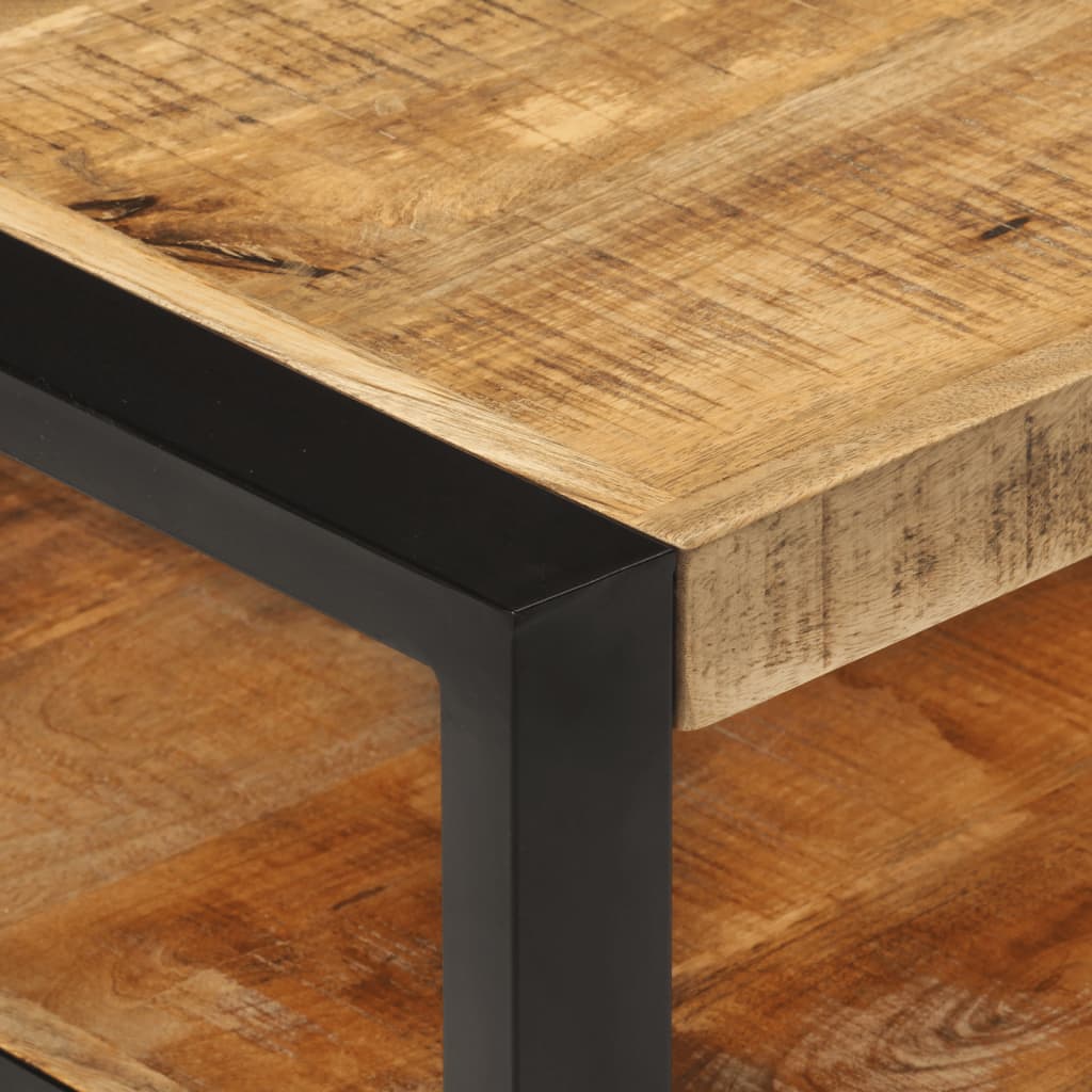 Table basse 120x55x40 cm Bois de manguier massif - XIOS