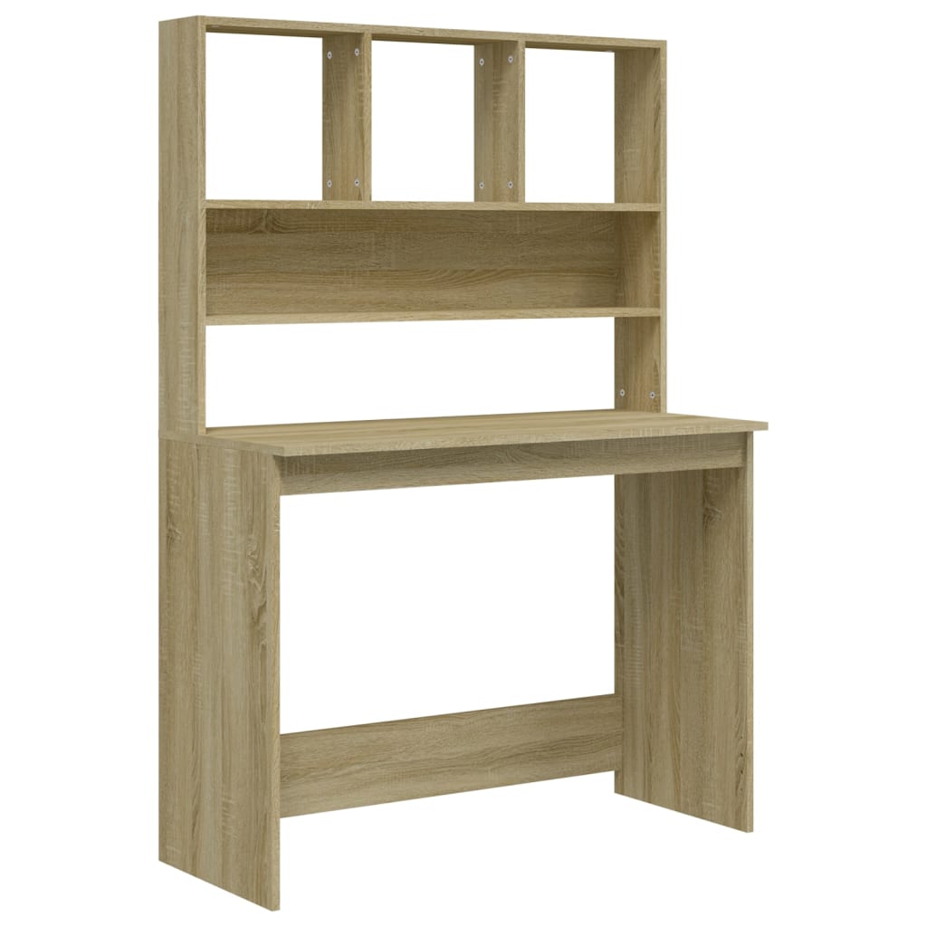 Bureau avec étagères Chêne sonoma 102x45x148 cm - XIOS